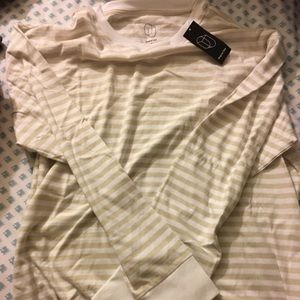 Long sleeve stripes t-shirt XL